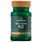 Real Food Vitamin K2 - k&otilde;rgeim tugevus - 200 mcg - N30 - Swanson