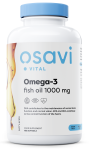 Omega-3 Fish Oil Molecularly Distilled, 1000mg - 180 softgels - Osavi
