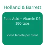 Foolhape + D3-vitamiin - Holland & Barrett