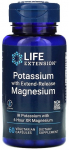 Kaalium koos aeglase vabanemisega magneesiumiga &ndash; 60 kapslit &ndash; Life Extension