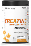 Mikroniseeritud kreatiinmonoh&uuml;draat, maitsestatud, apelsini maitsega &ndash; 500 g &ndash; Skill Nutrition