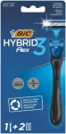 Bic System Hybrid Flex 3 raseerija Pakendis 1 tk.