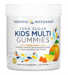 Kids Multi Zero Sugar, apelsini-sidruni maitsega &ndash; 120 geelipastilli &ndash; Nordic Naturals