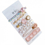 Dekoratiivsete juukseklambrite komplekt (SP204) 1 pakk - 6 tk