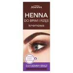 JOANNA kreemjas henna kulmudele ja ripsmetele kastoor&otilde;liga - 3,0 tumepruun 15 ml