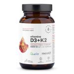 AURA HERBALS D3-vitamiin 4000 IU + K2 90 kapslit.