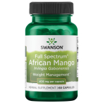 T&auml;isspektri Aafrika mango Irvingia Gabon 400 mg 60 kapslit &ndash; Swanson