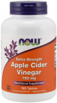 Apple Cider Vinegar, 750mg Extra Strength - 180 tabs - NOW Foods