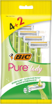 BIC naiste habemenuga, 3 teraga Pure Lady 1op - 6 tk (4+2 tasuta)