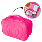 ECARLA Tepitud kosmeetikakott - k&auml;epidemega pagasiruum KS132R