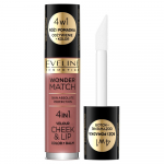 Eveline Wonder Match p&otilde;sepuna ja vedel huulepulk 4in1 nr 05 4,5 ml