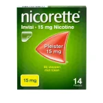 Nicorette Invisi 15 mg Nikotiinkrohv 14 st