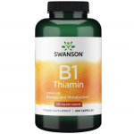 Vitamin B1 Thiamin - Energia saamiseks - 100 mg - N250 - Swanson