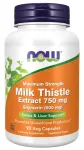 Milk Thistle Extract, 750mg Maximum Strength - 90 vcaps - NOW Foods