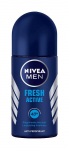 Nivea Antiperspirant Deodorant FRESH ACTIVE roll-on meestele 50ml