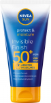 NIVEA SUN Invisible Finish p&auml;ikesekaitsekreem niisutav kreem SPF50+ 150 ml.