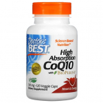 High Absorption CoQ10 with BioPerine, 100mg - 120 vcaps - Doctor's Best