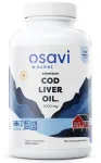 Norwegian Cod Liver Oil Softgels, 1000mg (Lemon) - 180 softgels - Osavi