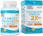 Ultimate Omega 2X Mini koos D3-vitamiiniga, 1120 mg, sidruni maitsega &ndash; 60 mini-pehmekapslit &ndash; Nordic Naturals