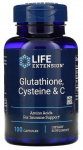 Glutatioon, ts&uuml;steiin ja C-vitamiin &ndash; 100 kapslit &ndash; Life Extension