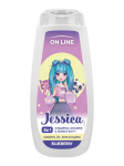 ON LINE KIDS Jessica 3w1 &scaron;ampoon, geel, vannivedelik - sinine 400 ml
