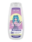 ON LINE KIDS Jessica 3w1 &scaron;ampoon, geel, vannivedelik - sinine 400 ml