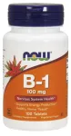 Vitamin B-1 Thiamine, 100mg - 100 tabs - NOW Foods