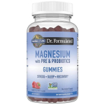 Dr. Formulated Magnesium with Pre & Probiotics Gummies, Raspberry - 60 gummies - Garden of Life