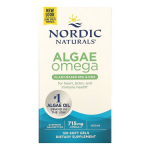 Algae Omega, 715 mg oomega-3-rasvhappeid &ndash; 120 pehmet kapslit &ndash; Nordic Naturals