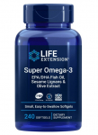 Super Omega-3 EPA/DHA koos seesami lignaanide ja oliiviekstraktiga &ndash; 240 pehmet kapslit &ndash; Life Extension