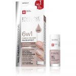 EVELINE Nail Therapy professionaalne k&uuml;&uuml;nelakk, mis annab v&auml;rvi, hooldust ja v&auml;rvi 6in1 - Latte 5 ml