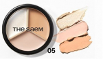 SAEM Cover Perfection Triple Pot Face Concealer 05 Dark Up Beige