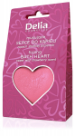 DELIA Sweet Wild Strawberry Scented Effervescent Bath Heart 100g