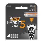 Bic-s&uuml;steemi kassetid h&uuml;briidse pardli Flex 5 jaoks Blisterpakend 1 - 4 tk.