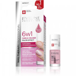 EVELINE Nail Therapy professionaalne k&uuml;&uuml;nelakk, mis annab v&auml;rvi, hooldust ja v&auml;rvi 6in1 - Crystal Rose 5 ml