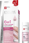 EVELINE Nail Therapy professionaalne kontsentreeritud k&uuml;&uuml;nepalsam, mis annab v&auml;rvi 6in1 Care&Color Salon Effect - roosa