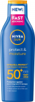NIVEA SUN Protect Moisture p&auml;ikesekaitsekreem niisutav kreem SPF50+ 200 ml