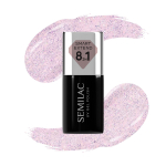 SEMILAC Smart Extend h&uuml;briidlakk Glitter Delicate Pink nr. 806 7 ml