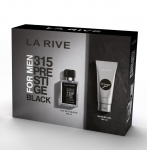 LA RIVE Man Gift komplekt 315 Prestige Black (tualettvesi 100 ml + du&scaron;igeel 100 ml)