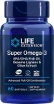 Super Omega-3 EPA/DHA koos seesami lignaanide ja oliiviekstraktiga &ndash; 60 pehmet kapslit &ndash; Life Extension