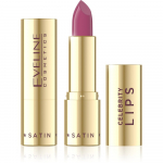 EVELINE Celebrity Lips Kreemjas huulepulk satiinse efektiga nr 429