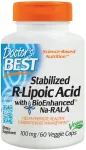 Stabilized R-Lipoic Acid with Na-RALA, 100mg - 60 vcaps - Doctor's Best