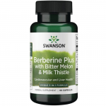 Berberine Plus koos kibuvitsa meloni ja piimohakasega - N60 - Berberine Plus koos kibuvitsa meloni ja piimohakasega - Swanson
