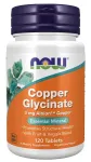 Copper Glycinate - 120 tabs - NOW Foods