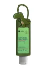 HISKIN Antibac Hand Cleanser+ biotsiidne k&auml;tegeel mangol&otilde;hnaga - dinosaurus (75ml pudel + &uuml;mbris)