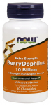 BerryDophilus, 10 Billion (Extra Strength) - 50 chewables - NOW Foods