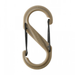 Nite Ize S-Biner 2 Black Gate Coyote Karabiini