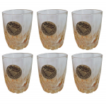 Golden Fox Fire Amber Viski klaasid 280 ml, 6 tk.