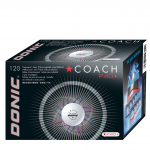 DONIC P40+ Coach 1* White Lauatennise pallid, 120 tk.
