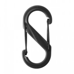 Nite Ize S-Biner 2 Black Gate Black Karabiini